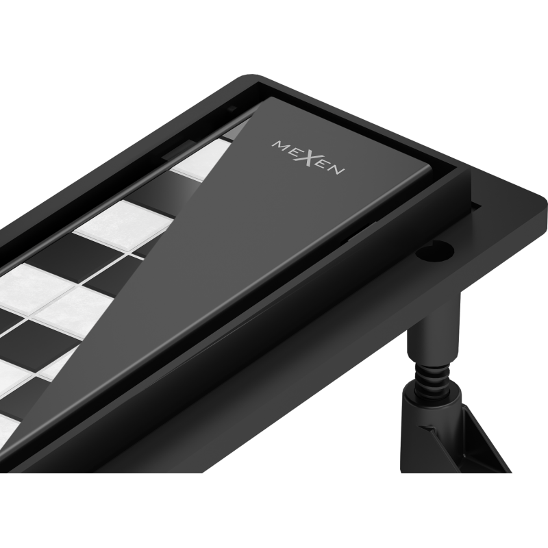 Mexen Flat ABS desagüe lineal 2en1 60 cm, negro - 1769060