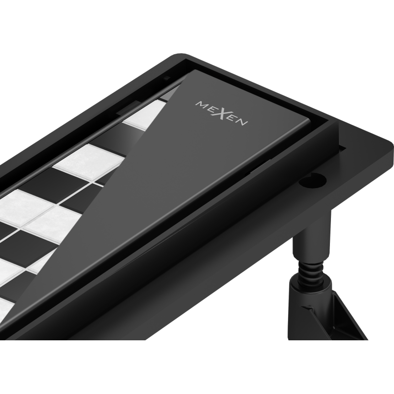 Mexen Flat ABS Linear Drain 2in1 80 cm, Black - 1769080