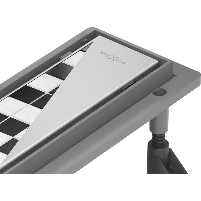 Mexen Flat ABS lineaire afvoer 2-in-1 60 cm, inox - 1069060