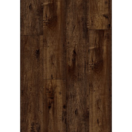 Mexen Boston vinylpanelen 1240 x 182 mm SPC 6,5 mm, IXPE onderlaag 1,5 mm, 4 V-voeg, Kers - F1060-1240-182-505-4V1-01