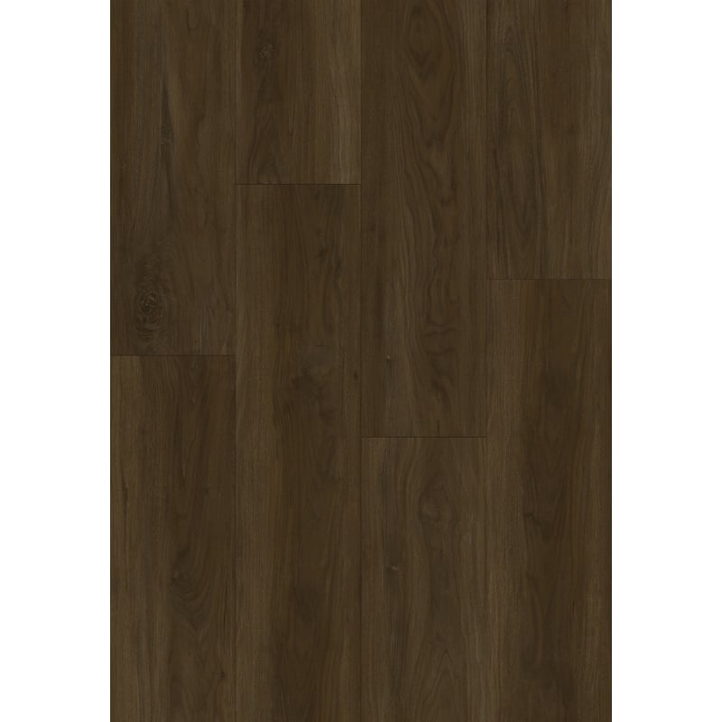 Mexen Henderson  vinyl panels 1240 x 182 mm SPC 6.5 mm, IXPE underlay 1.5 mm, 4 V-Groove, Walnut - F1085-1240-182-505-4V1-02