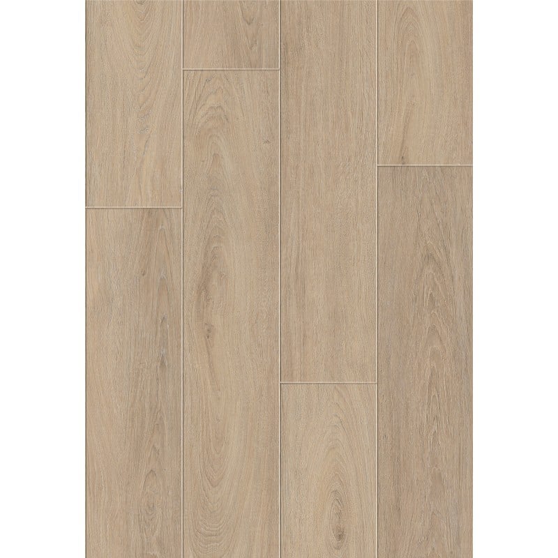 Mexen Palmdale Vinylelemente 1240 x 182 mm SPC 6,5 mm, IXPE Unterlage 1,5 mm, 4 V-Fuge, Eiche - F1127-1240-182-505-4V1-01