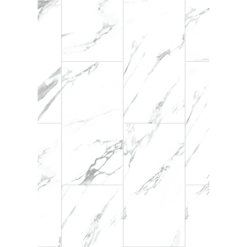 Mexen Glacier White vinilne ploče 610 x 305 mm SPC 6,5 mm, IXPE 1,5 mm, 4 V-Fuga, Jazz White - F1151-0610-305-505-4V1-90