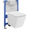 Mexen Vega Εντοιχιζόμενο σετ WC σκελετός Fenix XS-F με λεκάνη WC και κάλυμμα