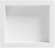 Mexen X-Wall-S SMC niširiiul äärisega 35,5 x 40,7 cm, valge - 1901354109