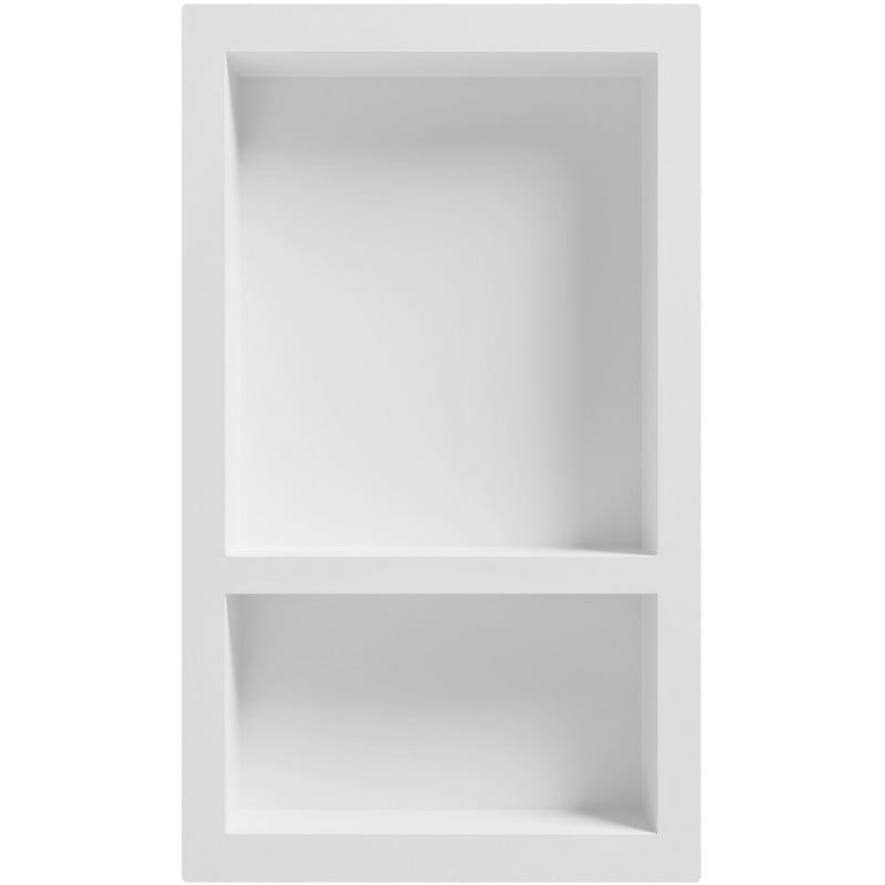 Mexen X-Wall-S Nischenregal SMC mit Flansch 68,6 x 40,7 cm, weiß - 1901694109