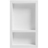Mexen X-Wall-S Nischenregal SMC mit Flansch 68,6 x 40,7 cm, weiß - 1901694109