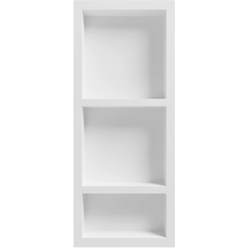 Mexen X-Wall-S nisvakschap SMC met flens 99,1 x 40,7 cm, wit - 1901994109