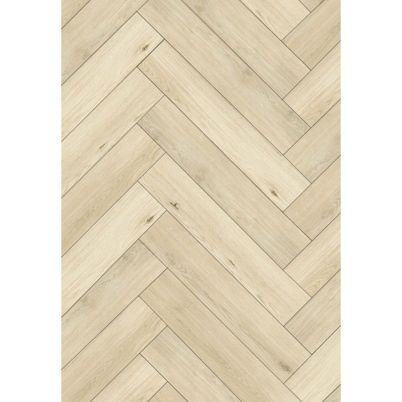 Mexen Calera Vinylpaneele Fischgrät 635 x 127 mm SPC 6,5 mm, IPEX-Unterlage 1,5 mm, 4 V-Fuge, Eiche - F1168-0635-127-505-4V1-01