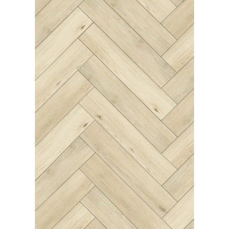 Mexen Calera Vinylpaneele Fischgrät 635 x 127 mm SPC 6,5 mm, IPEX-Unterlage 1,5 mm, 4 V-Fuge, Eiche - F1168-0635-127-505-4V1-01