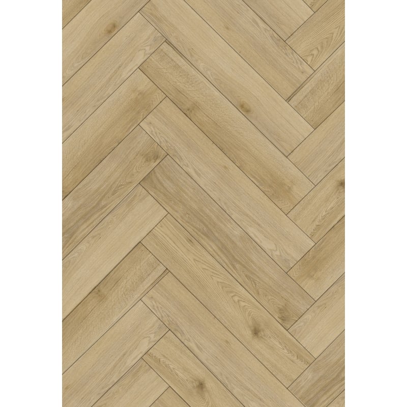 Mexen Charter Oak vinüülplaadid kalasabaga 635 x 127 mm SPC 6,5 mm, alus 1,5 mm, 4 V-Ühendus, Tamm