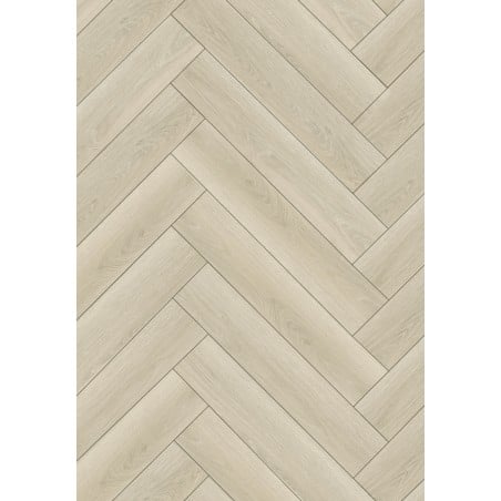 Mexen Concord panneaux vinyles parquet à chevrons 635 x 127 mm SPC 6,5 mm, sous-couche IXPE 1,5 mm, 4 V-Joint, Chêne