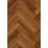 Mexen Lubbock Vinylpaneele Fischgrät 635 x 127 mm SPC 6,5 mm, Unterlage IPEX 1,5 mm, 4 V-Fuge, Teak- F1186-0635-127-505-4V1-08