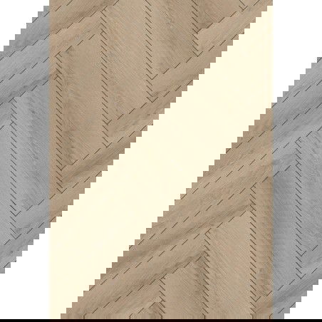 Mexen Palmdale vinyl panelen visgraat 635 x 127 mm SPC 6,5 mm, IXPE onderlaag 1,5 mm, 4 V-voeg, Eik - F1180-0635-127-505-4V1-01
