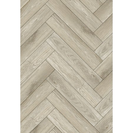 Mexen Sky Valley herringbone vinyl panels 635 x 127 mm SPC 6.5 mm, IPEX underlay 1.5 mm, 4 V-Groove, Oak