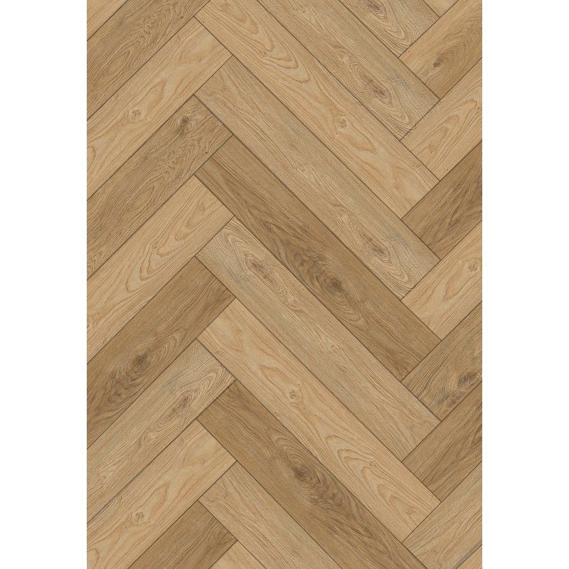 Mexen Sunset Hills vinyl panelen visgraat 635 x 127 mm SPC 6,5 mm, onderlaag 1,5 mm, 4 V-groef, Eik - F1170-0635-127-505-4V1-01