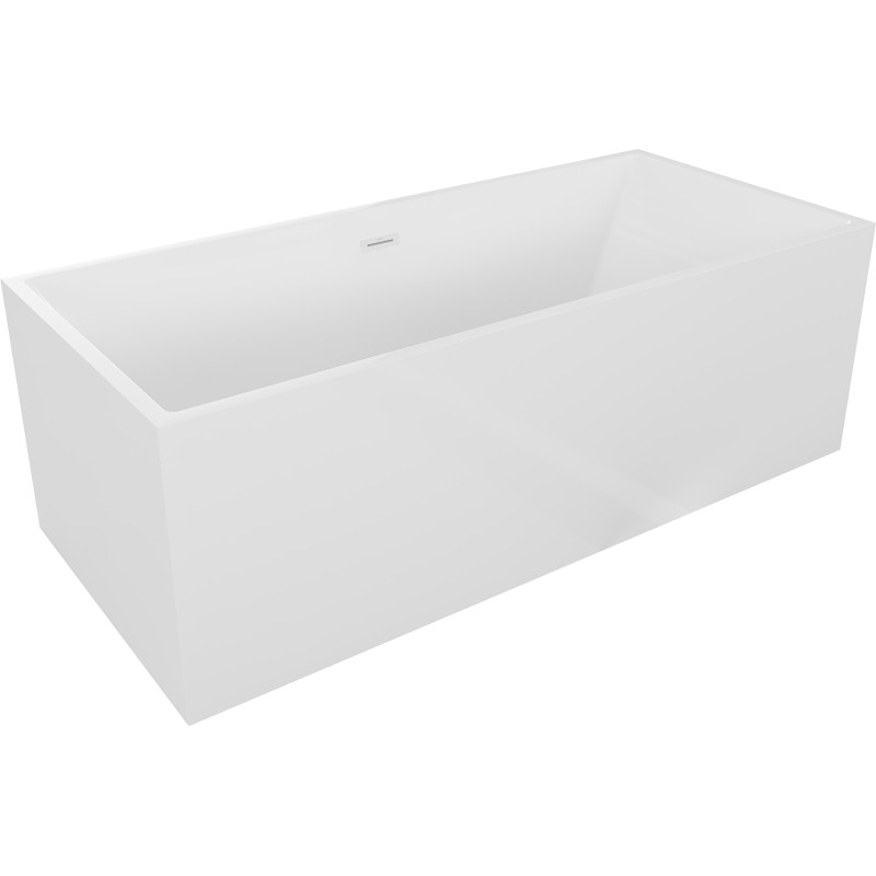 Mexen Vigo vaba seisev vann 178,5 x 80 cm, valge, valge ülevool - 51251788000-20