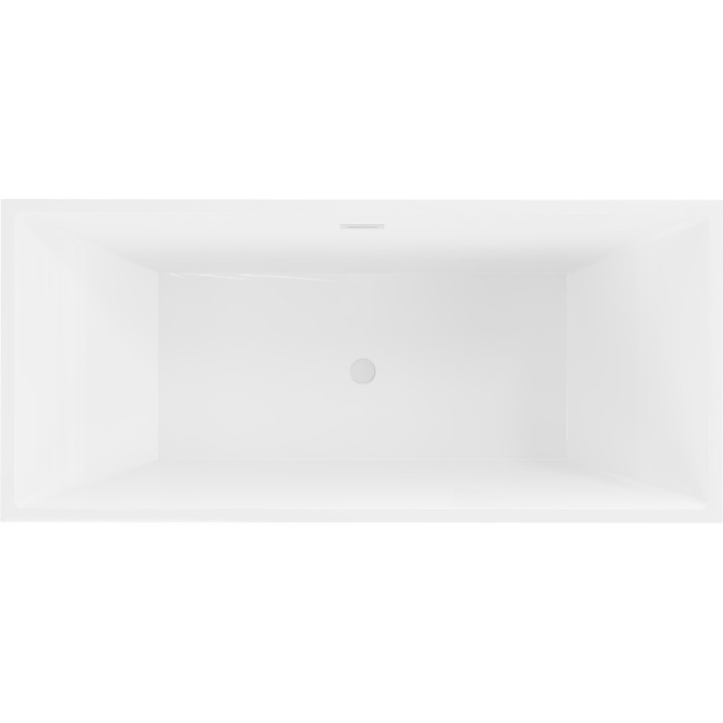 Mexen Vigo vaba seisev vann 178,5 x 80 cm, valge, valge ülevool - 51251788000-20