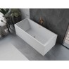 Mexen Vigo eraldiseisev vann 178,5 x 80 cm, valge, ülevoolu roosa kuld - 51251788000-60