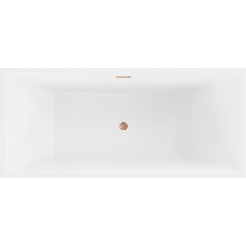 Mexen Vigo vaba seisev vann 178,5 x 80 cm, valge, harjatud vask ülevool - 51251788000-65