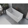 Mexen Vigo vaba seisev vann 178,5 x 80 cm, valge, harjatud vask ülevool - 51251788000-65