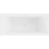 Mexen Vigo vrijstaande badkuip 178,5 x 80 cm, wit/zwart, witte overloop - 51251788075-20
