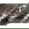 Mexen Ajax-02 vrijstaande wastafel van conglomeratie 45 x 45 cm, wit mat - 26514500