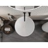 Mexen Nilda lavabo sur pied en composite 52 x 52 cm, blanc mat - 26555200