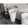 Mexen Nilda lavabo sur pied en composite 52 x 52 cm, blanc mat - 26555200