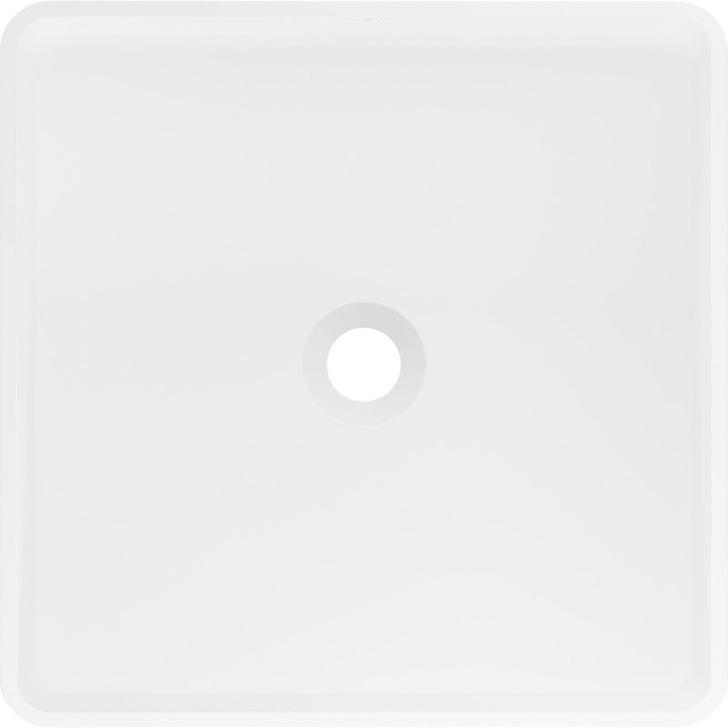 Mexen Adora lavabo autoportant en conglomérat 45 x 45 cm, blanc mat - 26564500