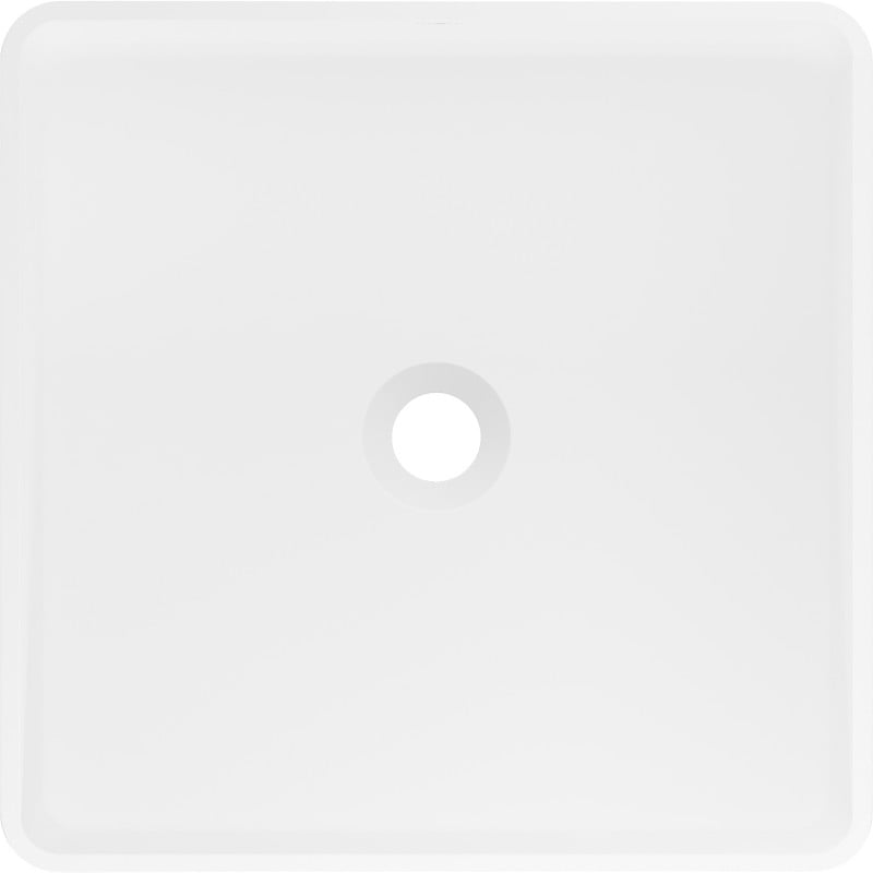 Mexen Adora lavabo freestanding in conglomerato 45 x 45 cm, bianco opaco - 26564500