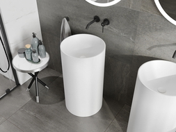 Mexen Ajax-01 lavabo autoportant en matériau composite 45 x 45 cm, blanc mat - 26504500