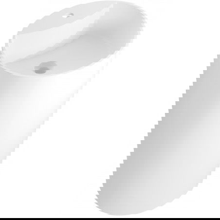 Mexen Ajax-02 lavabo independiente de conglomerado 45 x 45 cm, blanco mate - 26514500