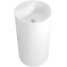 Mexen Ajax-02 freistehendes Waschbecken aus Konglomerat 45 x 45 cm, weiß matt - 26514500