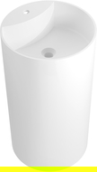 Mexen Ajax-02 lavabo independiente de conglomerado 45 x 45 cm, blanco mate - 26514500
