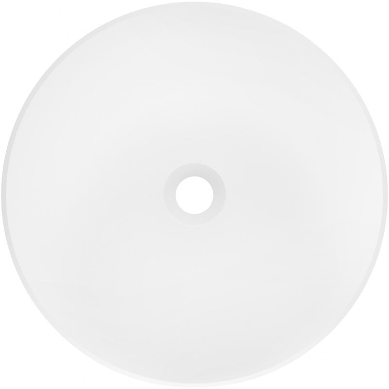 Mexen Leta lavabo autoportant en conglomérat 45 x 45 cm, blanc mat - 26574500