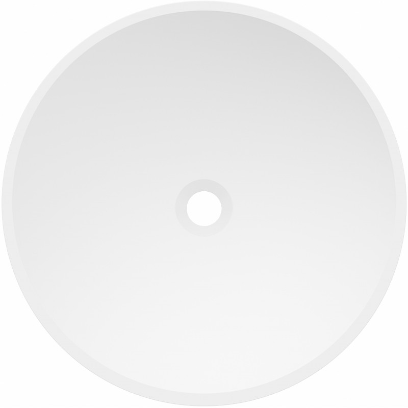 Mexen Nilda λευκή ματ ελεύθερη βάση νιπτήρα από κογκλομεράτο 52 x 52 cm - 26555200