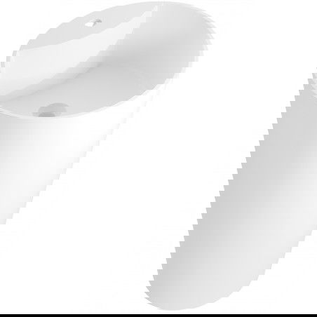 Mexen Onyx-02 ελεύθερα όρθιος νιπτήρας από συγκολλητό υλικό 45 x 45 cm, λευκό