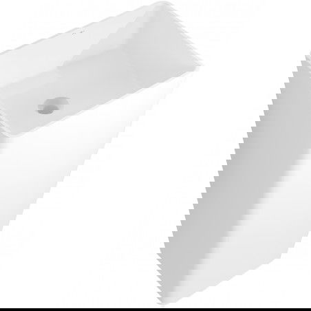 Mexen Adora lavabo freestanding in conglomerato 45 x 45 cm, bianco opaco - 26564500