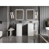 Mexen Xola-1 lavabo autoportant en conglomérat 40 x 40 cm, blanc mat - 26594000