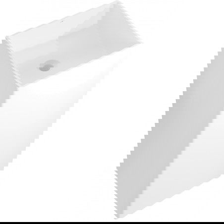 Mexen Xola-1 lavabo autoportante in conglomerato 40 x 40 cm, bianco opaco - 26594000