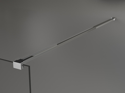 Mexen suora tuki suihkuseinälle 6-8 mm, kromi - 800-01-01