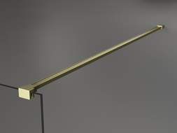 Mexen bracket for shower wall, brushed gold - 800-01-55