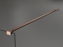 Mexen suporte reto para divisória de duche 6-8 mm, cobre escovado - 800-01-65