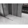 Mexen Velar drsna tuš kabina 90 x 120 cm, prozorna, gun metal - 871-090-120-01-95
