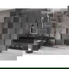 Mexen Velar Duschkabine, verschiebbar, 100 x 70 cm, transparent, Gun Metal - 871-100-070-01-95