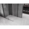 Mexen Velar sliding shower enclosure 110 x 90 cm, transparent, gun metal - 871-110-090-01-95
