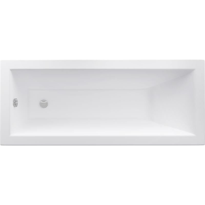 Mexen Cubik rectangular bathtub 150 x 70 cm with casing, white - 55031507000X