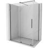 Mexen Velar Duschkabine 140 x 80 cm, transparent, gun metal - 871-140-080-01-95