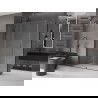 Mexen Velar douchecabine schuifdeur 150 x 90 cm, transparant, gun metal - 871-150-090-01-95